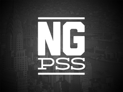 NGPSS Wordmark — Final (Secondary Logo) illustrator logo logotype wordmark