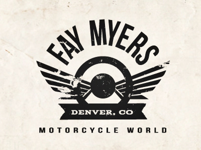 Fay Myers Retro Logo logo typography