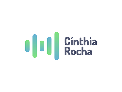 Cínthia Rocha - Logo design audio branding fono fonoaudiologia fonoaudióloga fonoaudiólogo logo speech speech therapist therapist visual identity waves