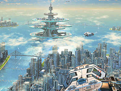 Milenias City cover art futuristic science fiction