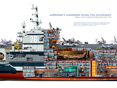 Aircraft Carrier Cutaway