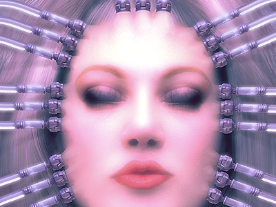 Machine Dreams cover fantasy futuristic machine science fiction scifi