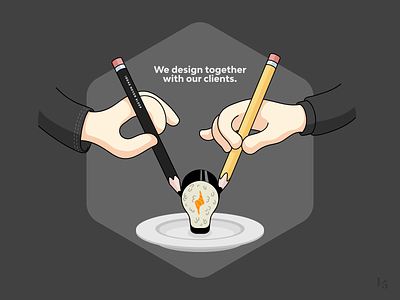 Caffeina - We design together with our clients caffeina contest design illustration
