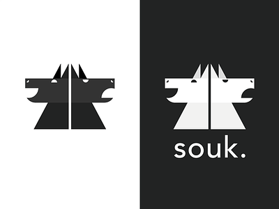 souk logo brand donkeys logo simple