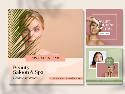 Beauty Treatment ( Social media Post ) by Waleed Arshad73 on Dribbble