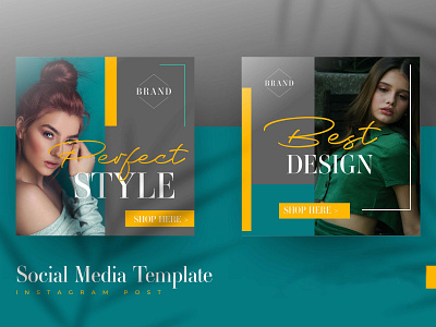 Social Media Template ( Instagram Posts ) adobe adobe illustrator adobe photoshop advertisement branding design fashion graphic design illustration instagram mockup posts style template