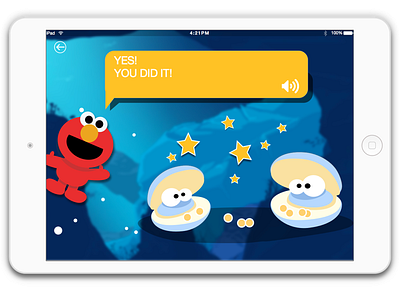 Sesame Street app - game page