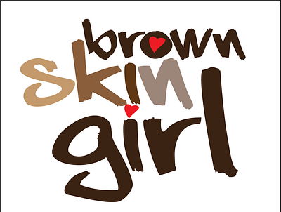 Brown Skin Girl brand identity branding clothing design identity logo logo design typography