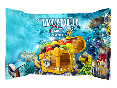 Wonder chocolate design packaging