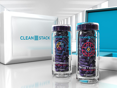 Cleanstack Nootropics cleanstack drugs nootropics packaging smart