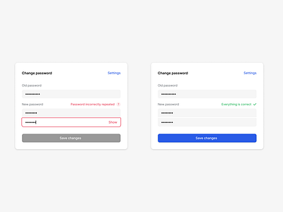 Password modal