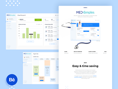 MedSimples app case study design healthcare healthtech ui ux web