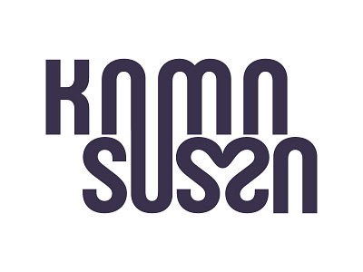 Kamasussa Ident design ident lettering logo typography