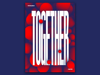 Together artdirection cinema4d design graphicdesign typography