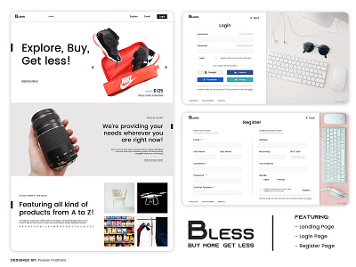 Bless: Buy More Get Less design ui ui ux ux web website