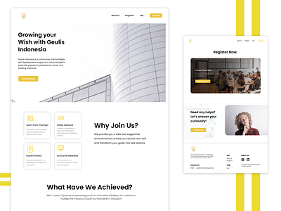 Geulis Website design minimalist uiux web design website