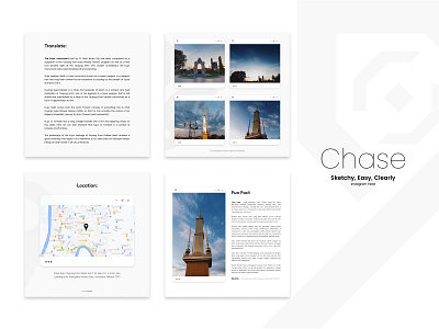 Chase | Sketchy, Easy, Clearly Instagram Feed design feed graphic design instagram instagram feed minimalist
