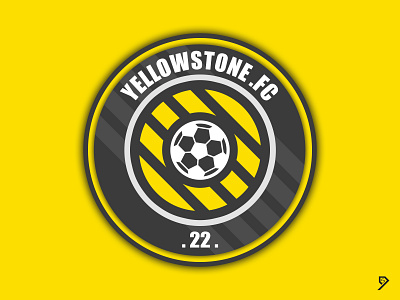 Yellowstone .FC Logo Design design football football logo graphic design logo logo design minimalist simple soccer soccer logo