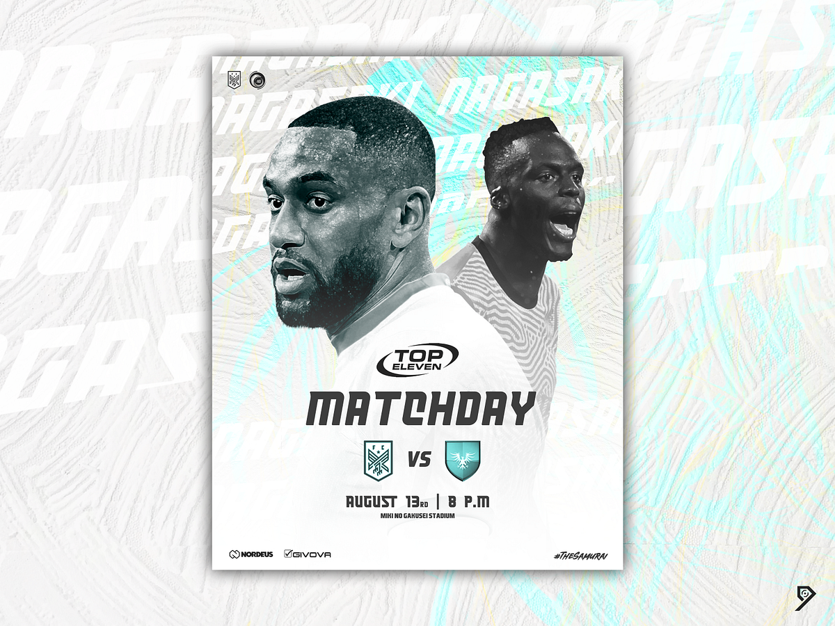 Football Matchday Pamphlet Design | Desain Pamflet Sepak bola by