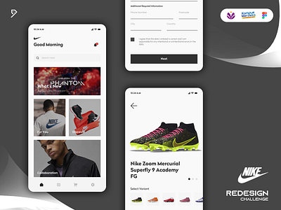 Nike UI/UX Redesign Challenge