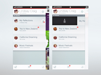 App Iterations app design icons iterations screens ui ux