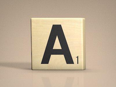A tile 3d 4d a cinema letter tile word games