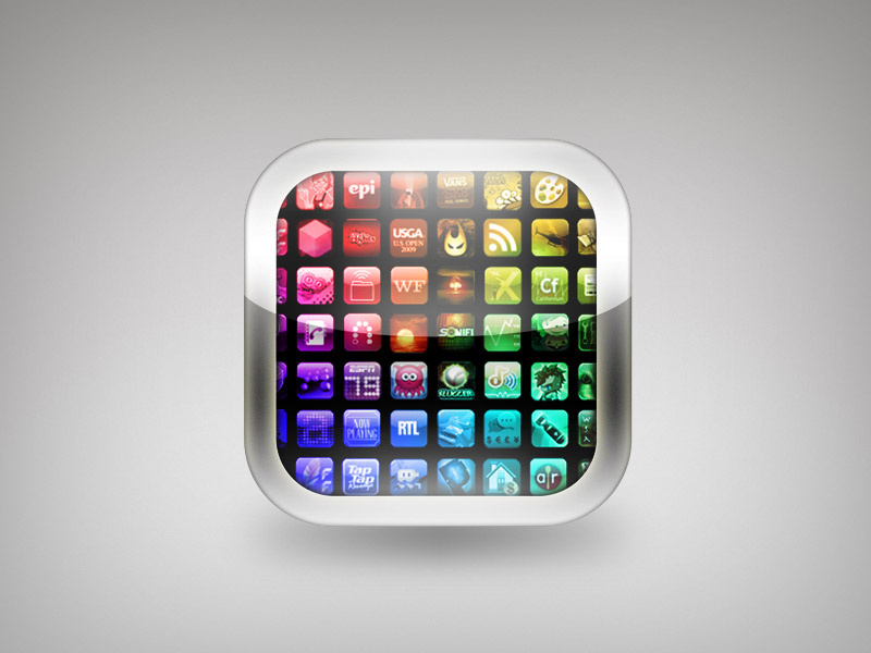 App Store Collections Icon by Ashley Cunningham on Dribbble