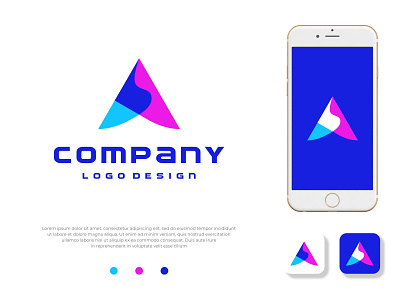 Modern Simple Triangle Colorful Logo Design abstract branding clean color colorful creative design element geometric gradient graphic design illustration logo modern shape sign simple symbol triangle vector