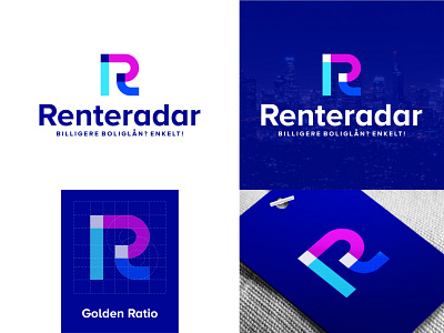 Initial letter R monogram modern colorful logo design branding colorful concept design golden ratio graphic design illustration initials letter letter r logo logo design logos logotipo logotype minimal modern monogram professional r