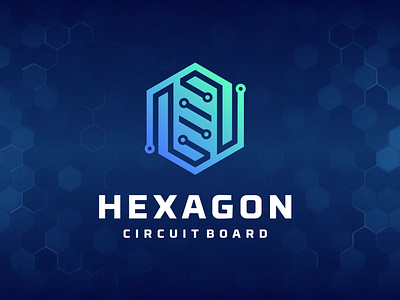 Hexagon Circuit Tech Logo blockchain circuit connection design digital graphic design hexagon illustration logo logo design network security tech technology vector