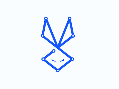 Rabbit Tech Logo animal bunny circuit design digital electronic graphic design hare head illustration line logo logo design minimalist modern network rabbit tech technology vector