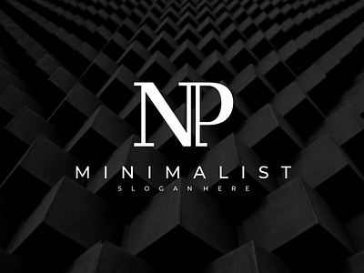 Letter NP Minimalist Logo