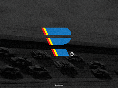 Race branding emblem icon lettering logo logomark symbol