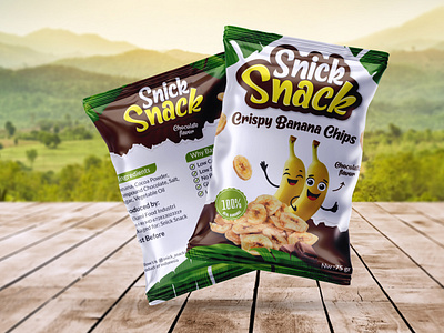 Snick Snack Project 3d branding graphic design illustration label logo packaging