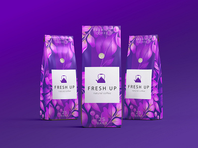 Fresh Up Coffe branding design graphic design illustration label packaging