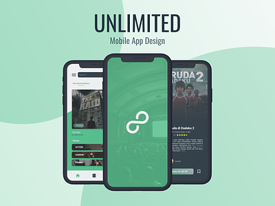 UNLIMITED Mobile App Design app daily ui design illustration mobile mockup movies prototype ui ui design