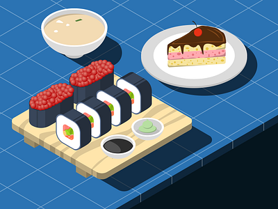 Japanese Cuisine food food illustration illstrator illustration