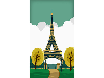 Eiffel tower eiffeltower illstrator illustration