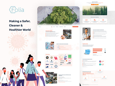 Folia Materials design landingpage ui website websitedesign