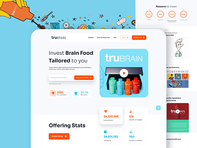 TRUBRAIN Landing page