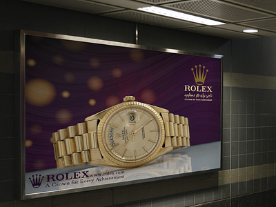 Advertising Poster for Rolex