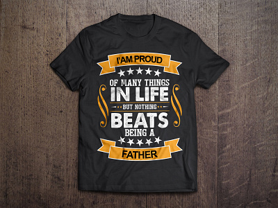 Father Proud T-shirt Design