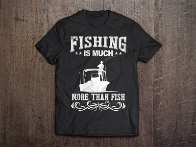 FISHING T-SHIRT DESIGN apparel branding design illustration tee tshirt design vector