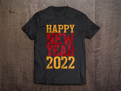 HAPPY NEW YEAR apparel design illustration tee tshirt design typography vector