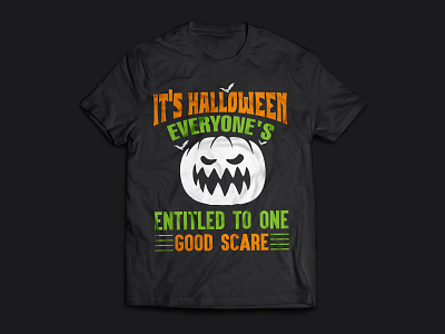 Halloween T-Shirt Design apparel branding design illustration logo tee tshirt design ui ux vector