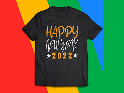 Happy New Year T-Shirt Design animation apparel branding design graphic design illustration logo tee tshirt design vector