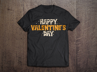 HAPPY VALENTINE'S DAY design happy valentines day illustration tee tshirt design vector