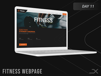 Fitness Webpage app appui design fitness graphic design illustration ui uiux ux webpage webui
