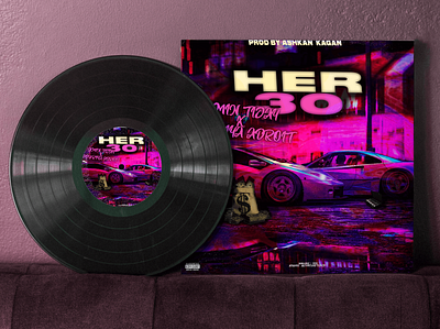 HER30 COVER ART graphic design motion graphics