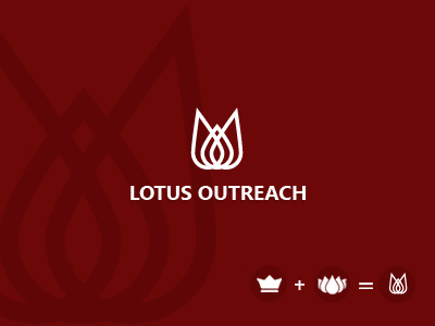 Lotus Outreach artission brand logo branding colour colour logo crown crown logo eco eco logo flower flower logo green green logo icon icon logo logo lotus lotus logo lotus outreach lotus outreach logo nature nature logo palattecorner red simple simple logo sumesh sumesh jose white white logo